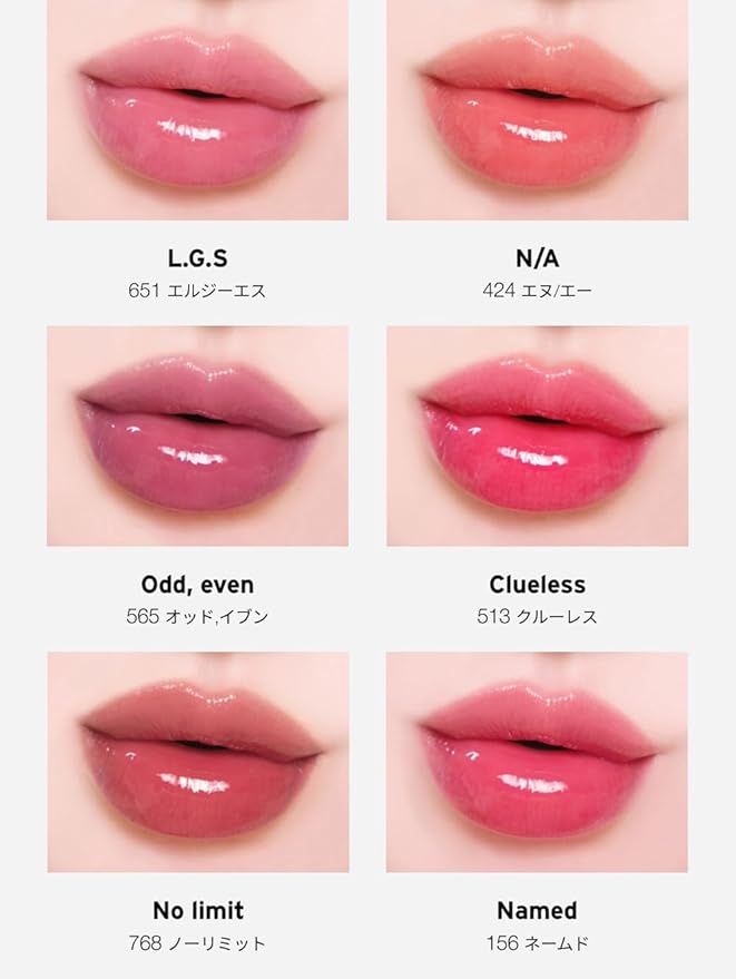Unseen Mirror Lip Tint, High-Gloss, Non-Sticky, Long-Lasting Stain, Blendablem, Clear Shades 3.5g (L.G.S, 1 OZ)