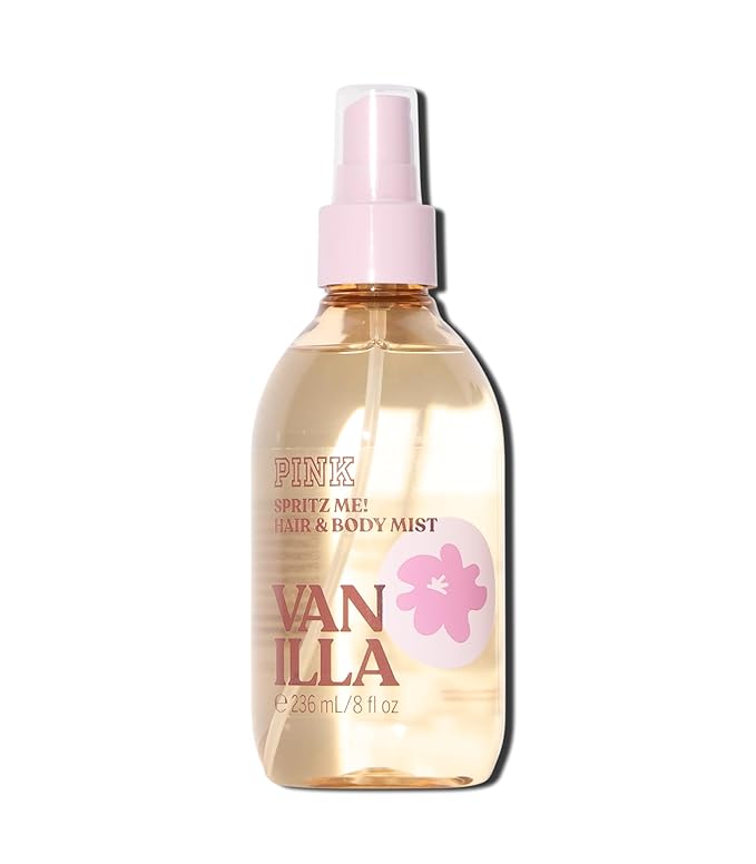 Victoria's Secret PINK Vanilla Hair & Body Mist, Perfume Spray for Women (8 oz)