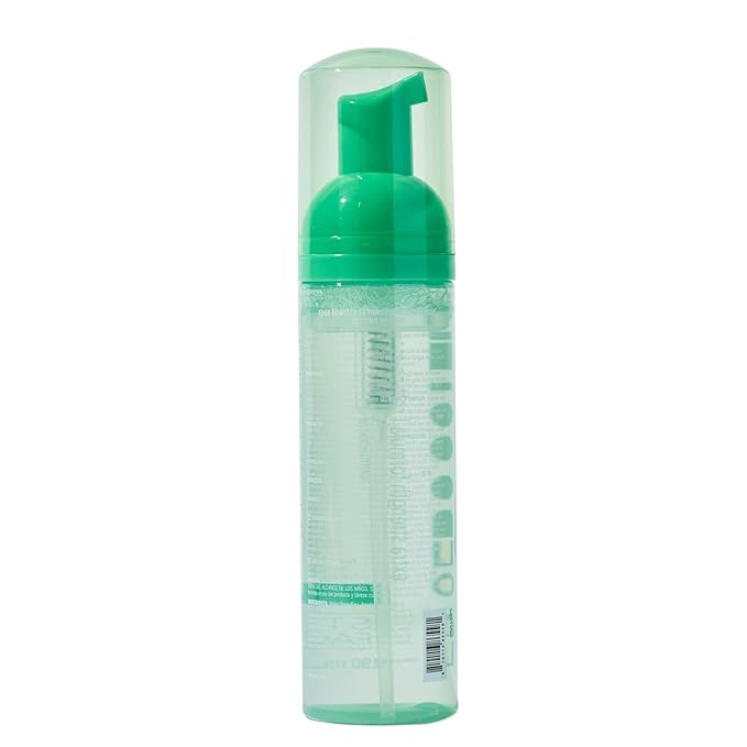 Style Factor EDGE BOOSTER Extra Strength Setting Mousse – Frizz Control, Extra Volume, and Conditioning – 6.4oz Green Beryl Mousse for Curly Hair