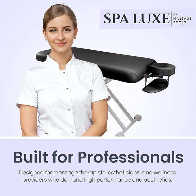 Electric Massage, Spa, and Treatment Table - Adjustable Height and Foot Control, ADA Compliant Treatment Table for Esthetician, Massage Therapists and Spa Professionals