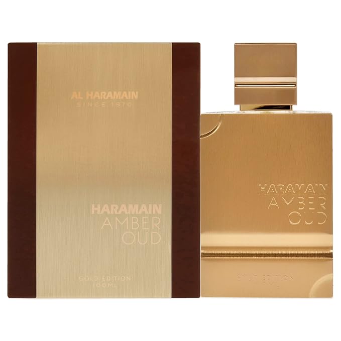 Haramain Al Amber Oud Gold Edition - Arabian Perfume for Women and Men - Unisex Long Lasting Amber for Men and Women - 3.33 oz