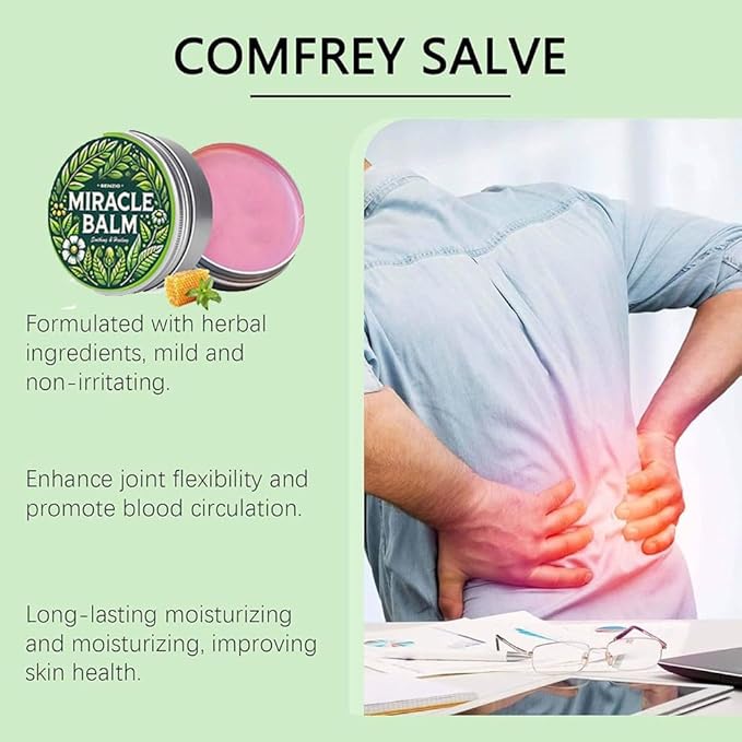 Miracle Balm, Organic Miracle Balm, Natural Ingredients, Relaxed and Comfortable for Legs, Arms, Back（2 pcs） AA