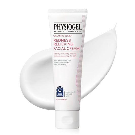 Physiogel Moisturizer Cream, Reduces Redness in just 3 days, Hydration for Dry & Sensitive Skin, Korean skin care, Fragrance-Free, Non-Comedogenic, Dermatologist-Tested, Ceramide Night Cream.