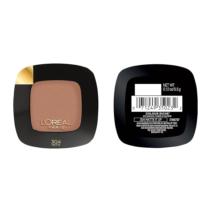 L’Oréal Paris Colour Riche Monos Eyeshadow, Matte It Up, 0.12 oz.