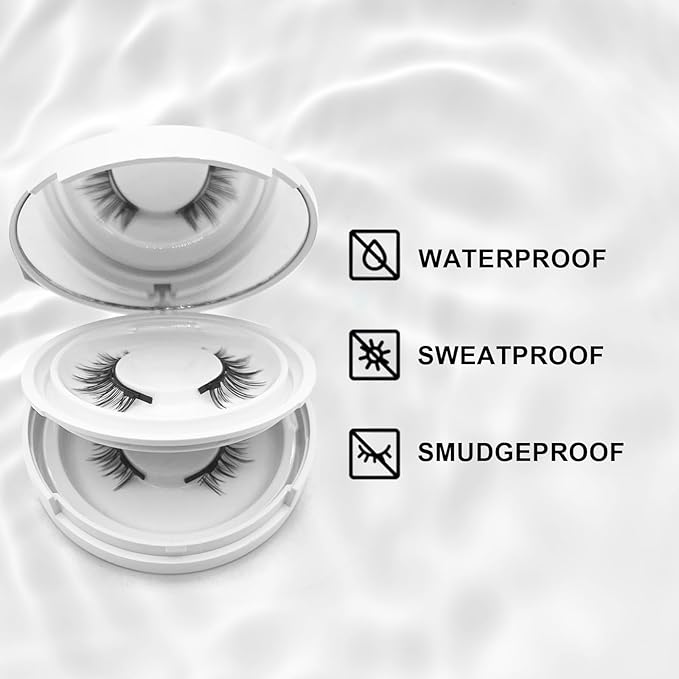 Elara Craft Magnetic Eyelashes,Magnetic Eyelashes with Applicator,2025 New Magnet Lashes Natural Look,Reusable No Glue Needed Soft Lashes Kit for Women Daily Use(02+04)