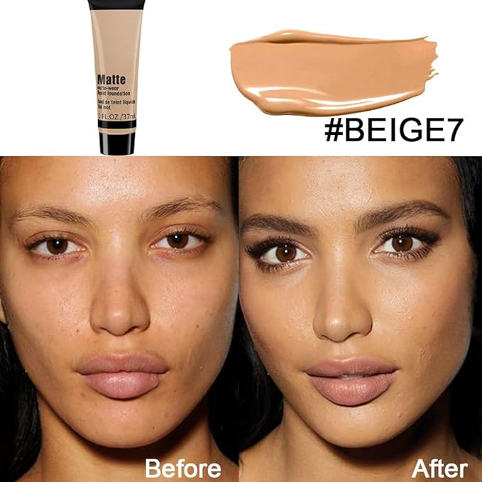 1 Pack Liquid Foundation Cream for Face Makeup,Durable