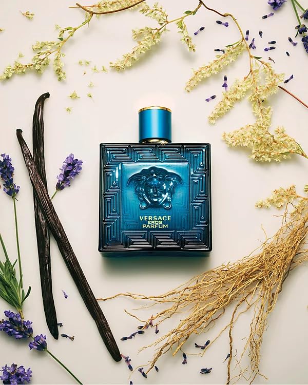 Versace Eros Parfum Spray for Men, 3.4 Ounce