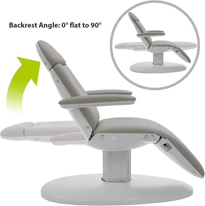 SKINACT Venus Electric Medical Spa Treatment Table/Chair with Free Wired Hand Remote Control(Taupe)