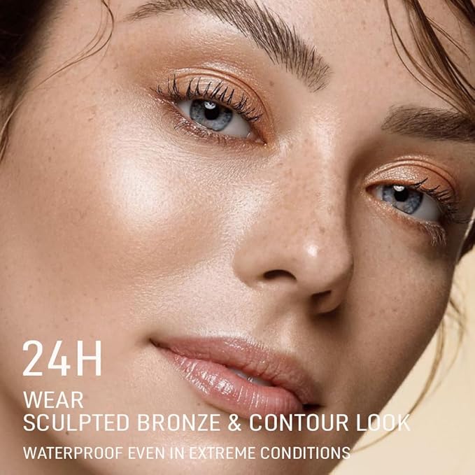 Baked Natural Correcting Pwoder Foundation Makeup, Highlighter Hybrid - Natural Finish, Waterproof Long Lasting, Demi-Matte Natural Finish, Talc-Free, Vegan, 04#