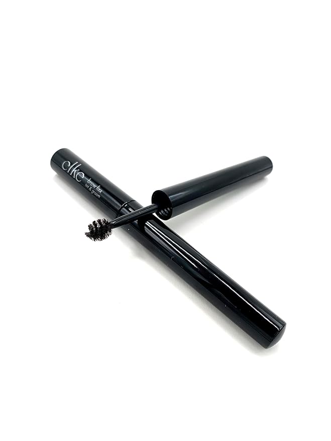 elke BROW FIXX (Brunette) fiber-rich ingredients adds natural thickness unique roller ball applicator long-lasting wear water resistant non-flaking (Brunette)