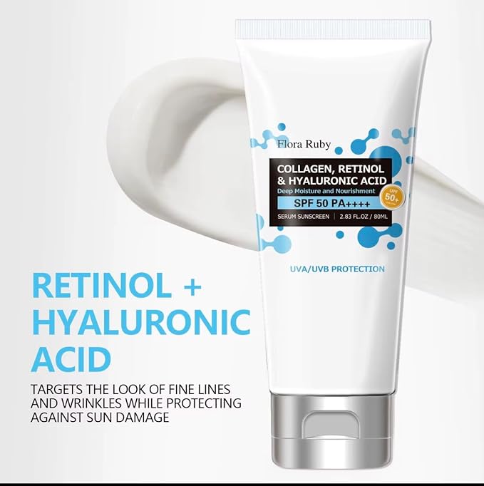 Collagen, Retinol & Hyaluronic Acid SPF 50 PA Sunscreen