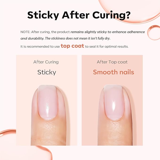 modelones Builder Nail Gel, 8-in-One Sheer Nude Pink Builder, Apricot Blush Pink Rubber Base for Nail Thickening Apex Building LED Lamp Cured Hard Strengthener Extend Color Gel Polish for DIY Salon