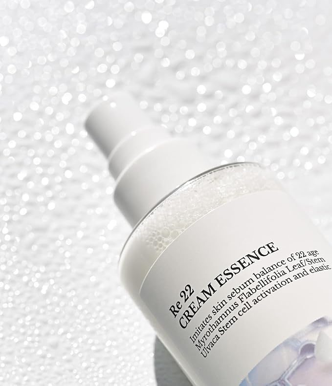 Re 22 Cream Essence – Korean Skin Care All-in-One Hydrating Spray with Resurrection Plant & Sea Lettuce Stem Cells for Youthful, Balanced Skin – Relaxing Gifts, 150ml / 5.07 fl. oz