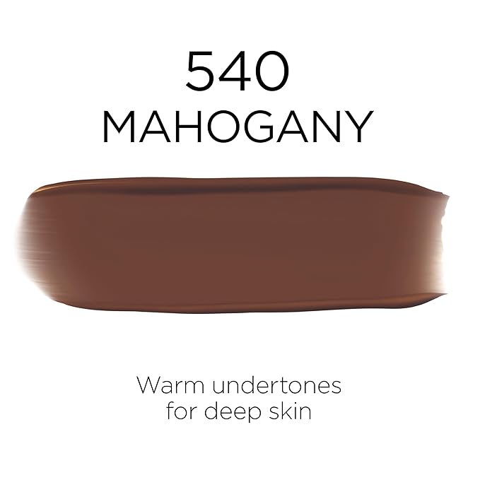 L'Oreal Paris Makeup Infallible Up to 32 Hour Fresh Wear Lightweight Foundation, 540 Mahogany, 1 Fl Oz, Packaging May Vary