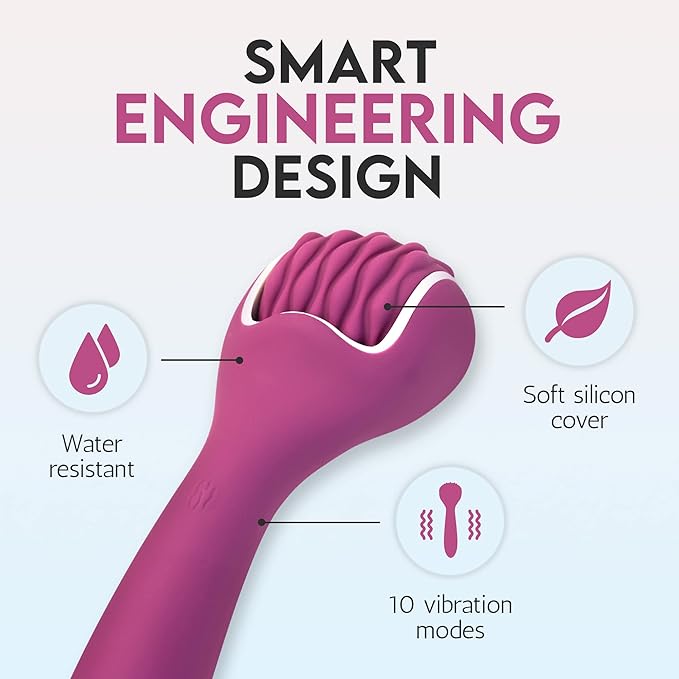 Scar Roller, Scar Tissue Massager for Post-Surgery Recovery, Silicone Ice Massage for Post-Surgery Incision Swelling and Soreness, Joint Roller for Improved Range of Motion and Flexibility. Purple