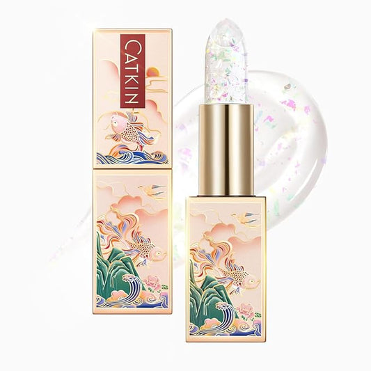 CATKIN Lip Balm Ultra Hydrating Lip Moistrurizer Lip Care with Vitamin E Nourishing For Cracked & Dry Lips 0.12 oz Transparent Clear C03 Diamond Ocean