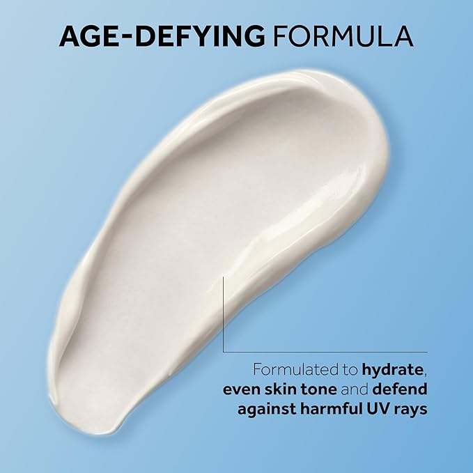 No7 Lift & Luminate Triple Action Fragrance Free Day Cream SPF 30 - Broad Spectrum Anti-Aging Face Cream - Hydrating Hibiscus Peptides & Hyaluronic Acid + Emblica & Vitamin C (2 pack, 1.69 Fl Oz each)