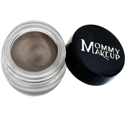 Mommy Makeup Waterproof Stay Put Gel Eyeliner Pot with Micropigments - Smudge-Proof, Long Lasting, Highly Pigmented Cream Eye Liner, 0.14 oz (Mischievous)
