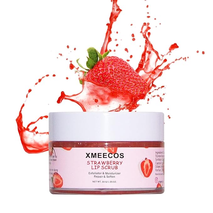 Strawberry Lip Scrub Exfoliating Moisturizing and Exfoliator