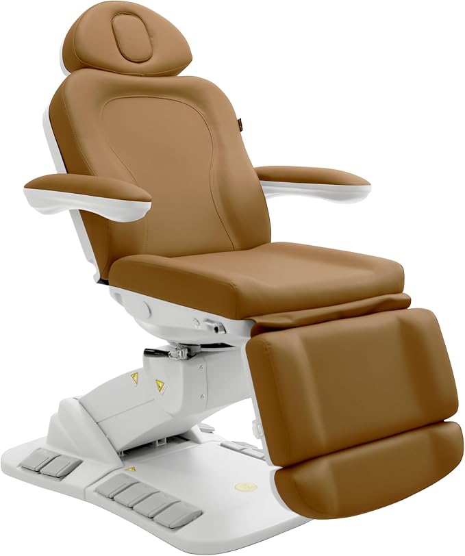 SKINACT Palma Electric Medical Spa Treatment Table (Camel Orange)