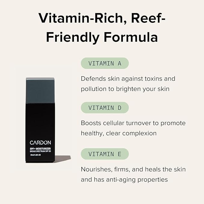 Cardon Men's SPF 30 Korean Sunscreen for Face, Facial Moisturizer With Sunblock, Anti-Aging Face Sunscreen, SPF Facial Moisturizer, Men's Skin Care Lotion with Cactus Extract (2 Bottles - 70ml)