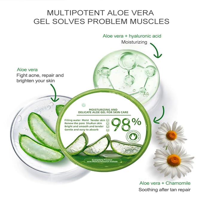 Aloe Vera Gel,Soothing Moisture 98%