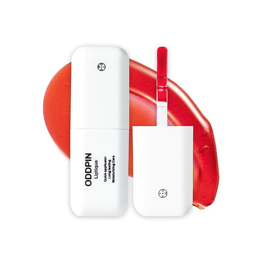 Liptique Korean Lip Stain Peel Off - 24 Hour Long Lasting Lip Tattoo, Waterproof & Transfer Proof, Nourishing & Hydrating Lip Tint for Women, Instant Plumping Lip Tints Peel Off (002 ODDPIN)