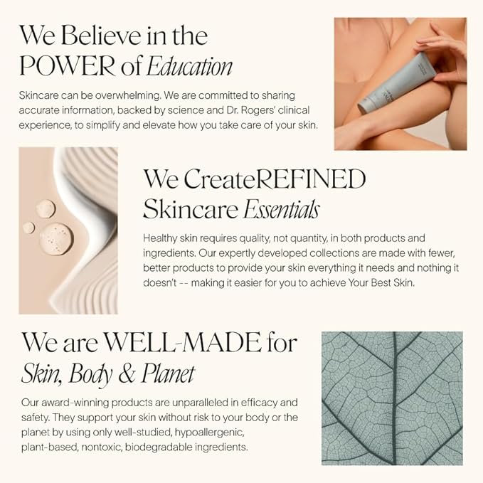 Doctor Rogers Lip Balm, Hydrating and Softening Lip Moisturizer For Very Dry Lips, Dermatologist-Created, Natural, & Hypoallergenic Moisturizing Lip Balms, 4.25g Tube