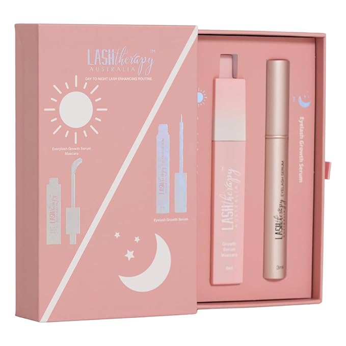 Lash Therapy Australia Day to Night Bundle Eyelash Growth Serum + Every Lash Growth Serum