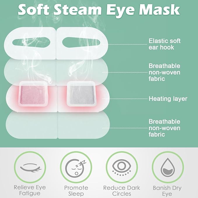 96 packs steam eye mask