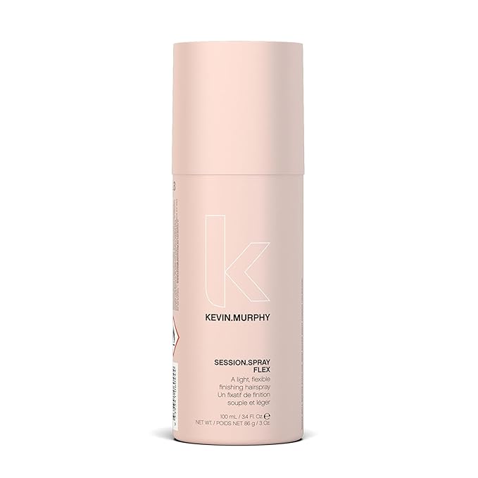 KEVIN.MURPHY SESSION.SPRAY FLEX - Flexible Finishing Hair Spray - For All Hair Types - Lightweight Hold - Humidity Resistant Hair Care - Travel Size - 100 mL / 3.4 fl oz