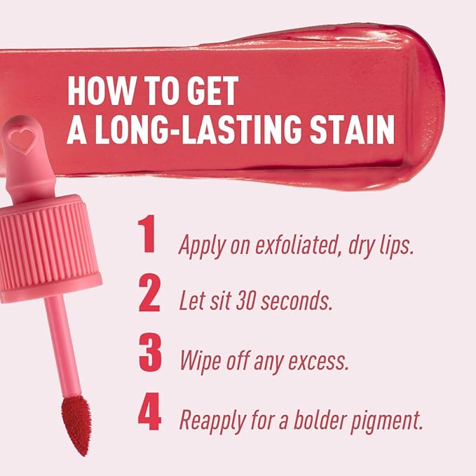 Peripera Ink The Velvet Lip Tint - High Pigment Color, Longwear, Weightless, Not Animal Tested, Gluten-Free, Paraben-Free (049 Last RED)