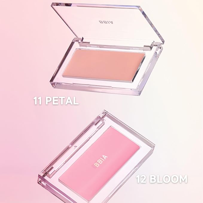 BBIA Ready To Wear Downy Cheek Cream Blush 8 Color - Creamy Blendable & Buildable Blush Dewy Texture & Matte Finish High Pigment Longlasting Lightweight Natural Face Makeup, 0.10oz (07 DOWNY ANGEL)