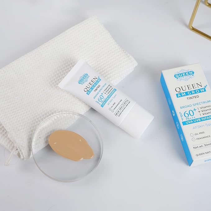 QUEEN AM GLOW | TINTED SunScreen SPF 60 of 2)