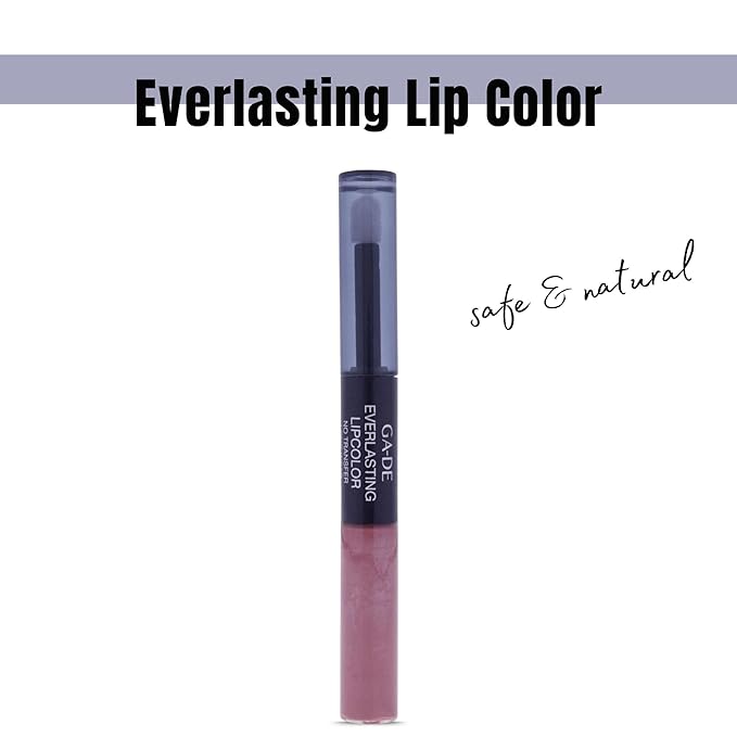 GA-DE Everlasting Lip Color, 28 - Full Coverage, Non-Oily, Moisturizing, Long Lasting Lipstick - Dries Quickly into Ultra-Thin Film - 0.28 oz