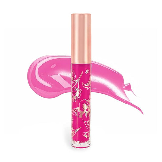 Winky Lux Prickly Pear Fruity Gloss pH Lip Stain, Non Sticky Lip Gloss, Tinted Lip Oil, Lip Lacquer, Yummy Fruit Lip Gloss, Jojoba Oil for Hydration & Shine, in Soft Vanilla Scent