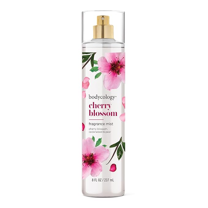 Bodycology Long-Lasting Fragrance Body Mist, Cherry Blossom, 8 fl oz