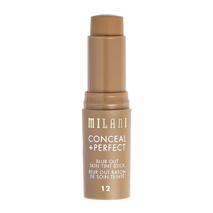 Milani Conceal + Perfect - Skin Tint Stick, Blur Out Tinted Moisturizer Makeup, Shade 12