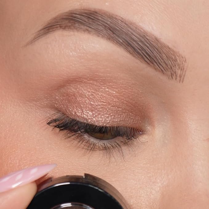 Eyeshadow for Sensitive Eyes, Eyeshadow with Long Durability, Allergy Certified, Fragrance-Free and Vegan Eye Make-Up, Hypoallergenic Make-Up (584 Dark Bronze)