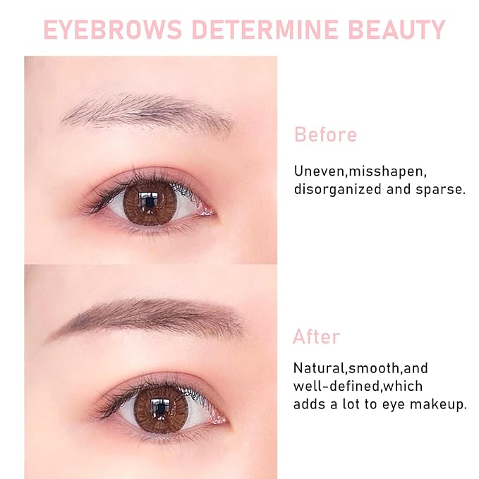 Eyebrow Pencils for Women,1Pack Micro Eyebrow Pencil Waterproof Smudgeproof,Ultra-Precise Tip Long-Lasting Brow Pencils for Natural Looking Eyebrows,Built-In Spoolie Brush,02 Milk Tea Brown.