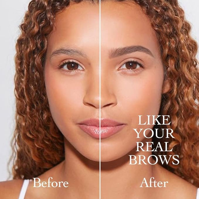 2 Pcs/Set Eyebrow Ink Pencil by Brow Stylist -Micro 4 Point Brow Pen Lift & Snatch Eyebrow Pen Kits with 3 Eyebrow Stencil Long-Lasting Waterproof Natural Eyebrow Hair (2# brown)