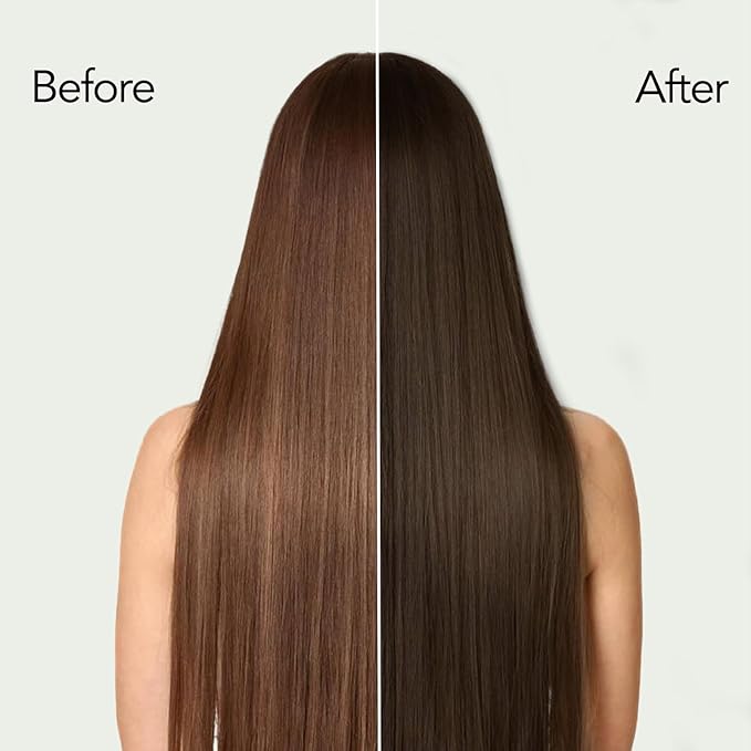 Dark Brown Hair Dye Shampoo, Argan Oil Hair Color Shampoo for Men & Women, 3 in 1 Hair Dye Shampoo 16.9 Fl Oz, Easy to Use, Shampoo Para Canas for Gray Hair Coverage