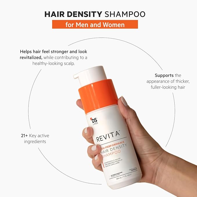 DS Labs Revita Shampoo, 205mL - Thickening Appearance, Scalp First Cleanse, Fuller Looking, Volumized Hair, Lightweight Hydration, Sulfate & Silicone Free, Color Safe, For Men & Women