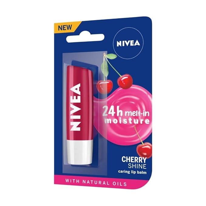 Nivea Lip Care Fruity Shine Cherry, 4.8gm
