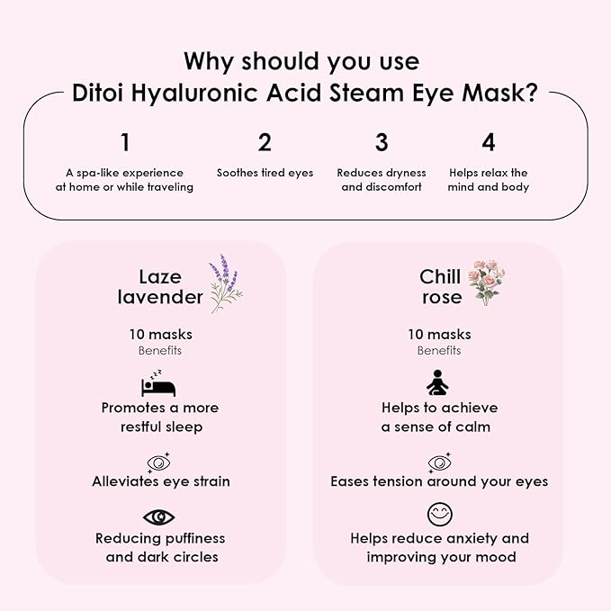 Steam eye mask, rich hyaluronic