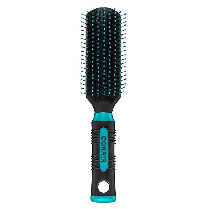 Conair Salon Results Detangling Hairbrush - For Men and Women, All Hair Types with Nylon Bristles