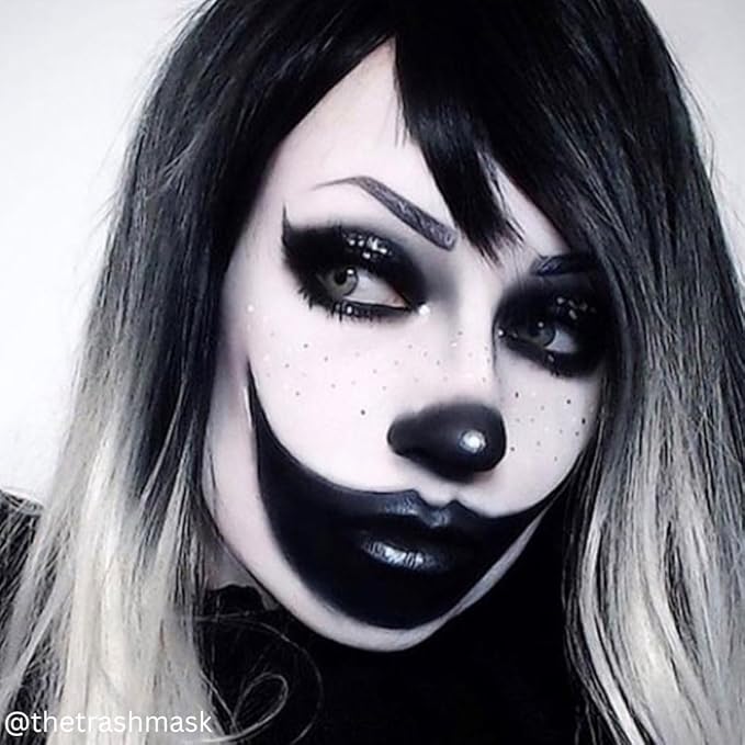 Mehron Makeup Foundation Greasepaint | Stage, Face Paint, Body Paint, Halloween Makeup 1.25 oz (38 g) (BLACK)