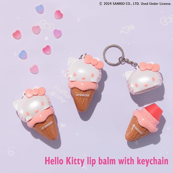 Lip Smacker Hello Kitty Ice Cream Lip Balm | Sanrio Collection | Gifts