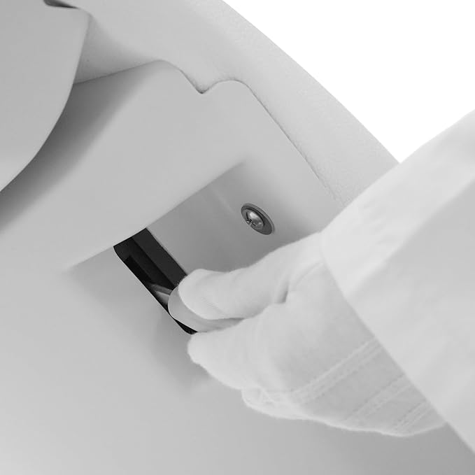 SKINACT Venus White Electric Medical Spa Treatment Table/Chair with Wired Hand Remote Control