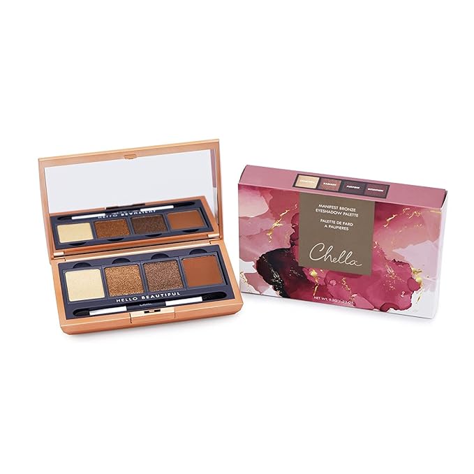 Chella Makeup Eyeshadow Palette, Full Size Makeup Pallette, Manifest